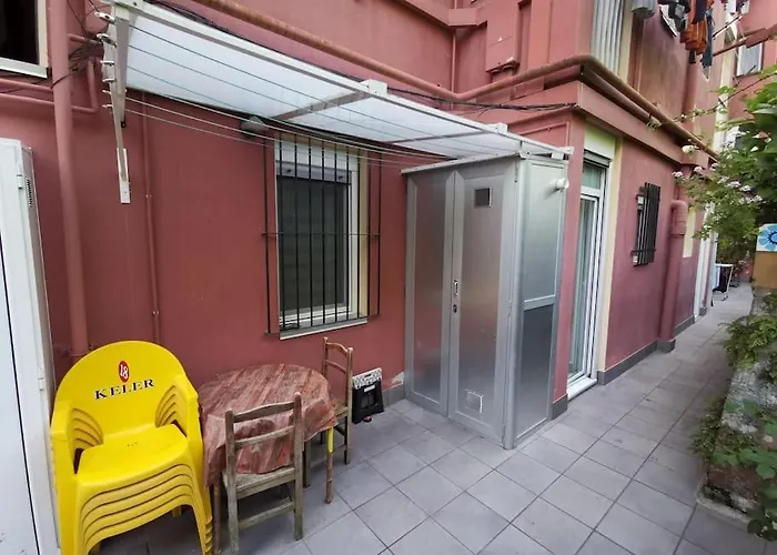 아파트 En San Sebastian Con Patio Exterior